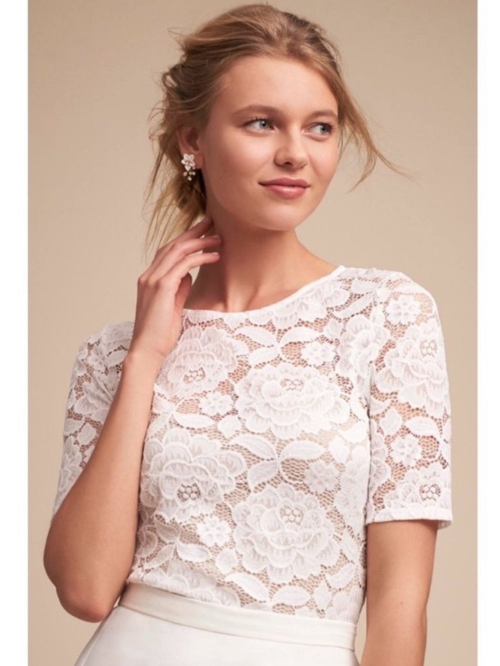 Anthropologie x BHLDN Jive Lace Cami Top